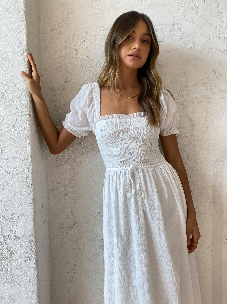 Hansen ☀ Gretel Aurora Dress in White ...